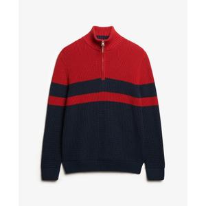 w6110715a-26s-randig-oversize-bomullstroja-med-dragkedja-for-damer-superdry-classic-marinbla-rod