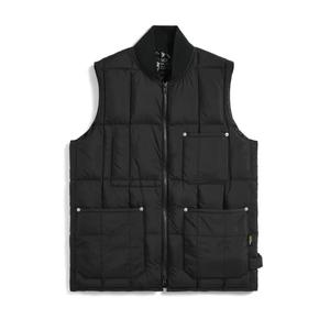 taion-008wzwk-black-vadderad-vast-med-dragkedja-och-v-hals-taion-svart