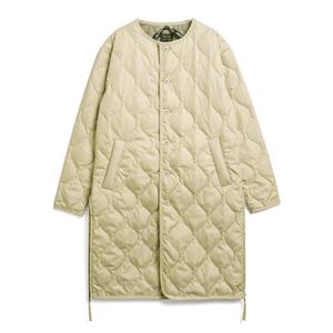taion-104bml-1long-cream-dunjacka-med-rund-halsringning-taion-military-gradde
