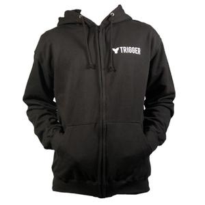 clzibl-sweatshirt-med-huva-och-dragkedja-trigger-club-svart
