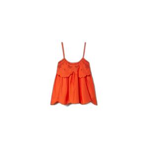 231tt2304-06684-crop-top-for-kvinnor-twinset-orange-sol