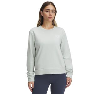 1389659-377-sweatshirt-for-kvinnor-under-armour-rival-terry-hydro-green-white