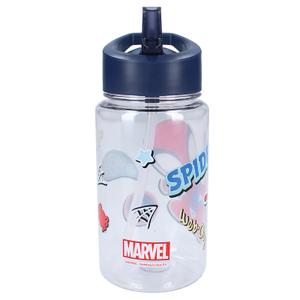 201-00412-flaska-for-barn-vadobag-spidey-drink-up-vit-bla-rod-12x7x7-cm